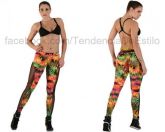 Legging Estampado com Tule