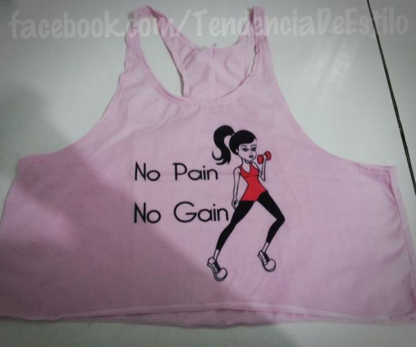 Regata Feminina No Pain No Gain