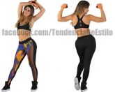 Legging Estampado com Tule