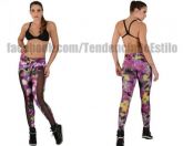 Legging Estampado com Tule