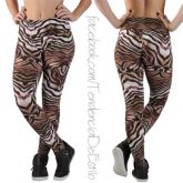 Legging Estampa Zebra Pala Alta