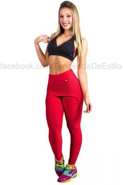 Legging Canelada com Tapa Bumbum